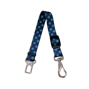 Imagem de MY PET BRASIL Cinto De Segurança Para Cães 80Cm Regulável Adaptador De Carro Para Cachorros Guia Pet Transporte Viagem E Passeio Modelo Universal Estampa Stock