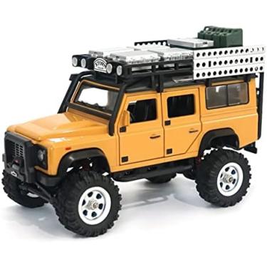 Imagem de Carro RC 1/28 2.4G 4WD Buggy Mini Alloy Metal Escalada Car 4x4 Off Road Vehicle Model 10KM/H Para Adultos Drift Racing Truck Controle Remoto RC Rock Crawler Rock Toy Cars,Amarelo,2 Baterias,Constr