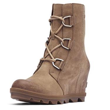 Imagem de Sorel Botas femininas Joan of Arctic Wedge II cinza marrom, Marrom (Ash Brown, 11