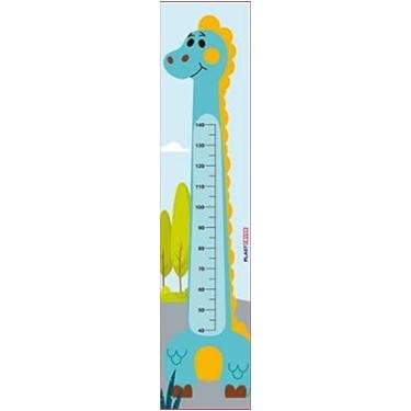 Imagem de Plastcover - Régua de Crescimento Adesiva Dino Craft – 38cm x 1,60m, Design Infantil para Medir Altura na Parede - Referência RC015