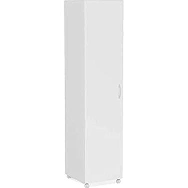 Imagem de Armário Multiuso 1 Porta e Nicho para Tábua de Passar Branco Politorno