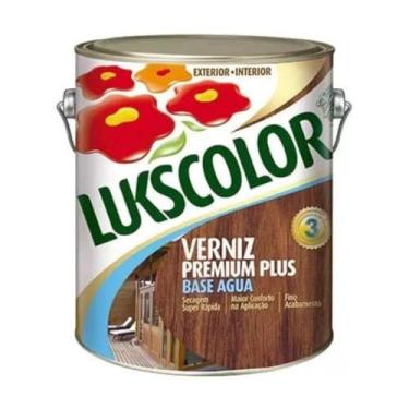 Imagem de Verniz Madeira Base Água Brilhante 3,6l Lukscolor (Cor Imbuia)