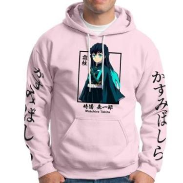 Imagem de Moletom Demon Slayer Hoodies Tanjiro Kamado Blusa De Frio Em Algodão Com Capuz-Unissex