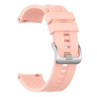 Imagem de Estilo no Pulso, Pulseira 22mm compatível com Zeblaze Btalk 3, Btalk 3 Plus ou Btalk 3 Pro - Silicone Style cor:Rose
