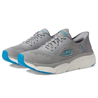 Imagem de Skechers Tênis feminino Hands Free Slip-ins Max Cushion Elite - Mystic Passion, Carvão/azul-petróleo, 34