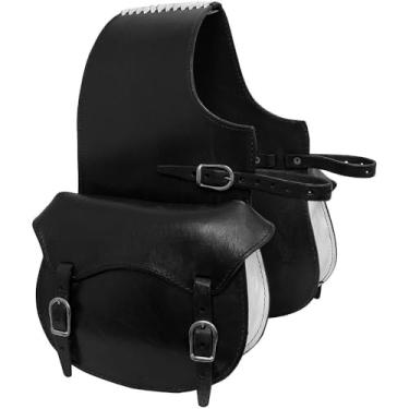 Imagem de Alforge de Couro Quarto de Milha SV3264 - Preto