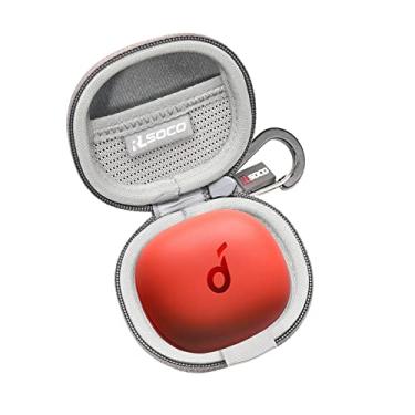 Imagem de RLSOCO Estojo rígido para fones de ouvido sem fio Bluetooth com cancelamento de ruído Anker Soundcore P20i/Life P3 (cinza)