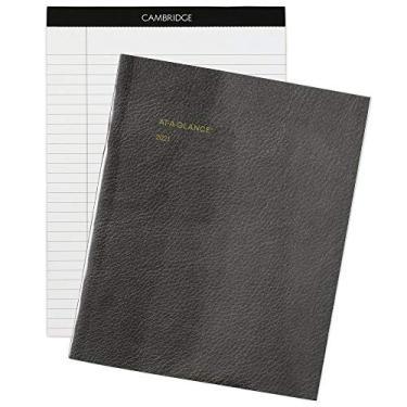 Imagem de Recarga mensal 2021 padfolio para 70-290 da AT-A-GLANCE, 23 x 28 cm, executivo, preto (709091021)