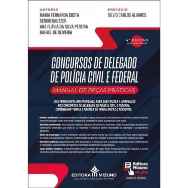 Imagem de Concursos De Delegado De Polícia Civil E Federal - Manual De Peças Práticas - 2024
