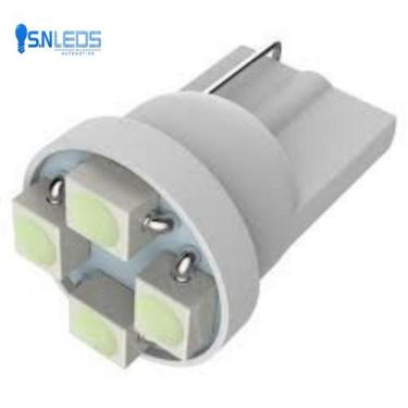 Imagem de 100x Lâmpada Led W5 T10 4 Leds Branco automotiva - Acessory