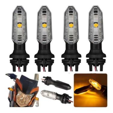 Imagem de Kit 4 Pisca Led Seta Honda Cb Twister 250 2019 Titan Fan Nf - Sou Mais