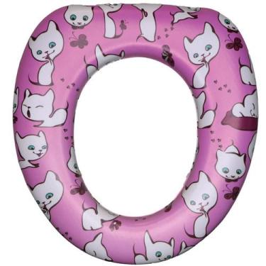 Imagem de Assento Redutor Vaso Sanitário Sortido Fundo Rosa - Lorben