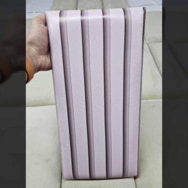 Imagem de Cabeceira Estofada Ripado Rosa Bebê 20X40 - Gh Papel De Parede