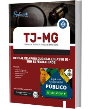 Imagem de Apostila Tj Mg - Oficial De Apoio Judicial (Classe D) - Editora Soluca