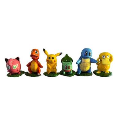 Imagem de Kit Enfeite De Aquário Personagem Pokemon - 6 Peças - Fragata