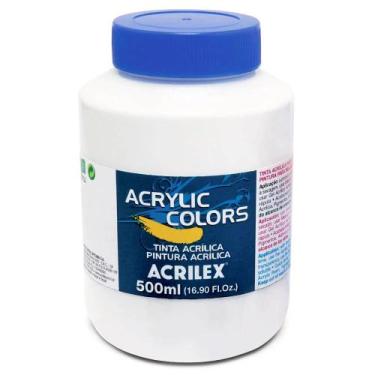 Imagem de Tinta Acrylic Colors 500ml 319-branco Tinta Acrilex