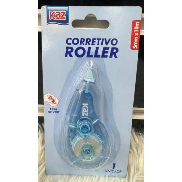Imagem de Corretivo Em Fita Roller 5mmx10m Sortidas Com Tampa Kaz - princesa, Az