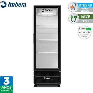Imagem de Refrigerador Inverter 485 Litros Porta de Vidro Padrão Bivolt Imbera -