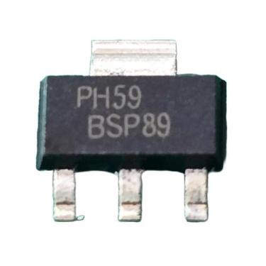 Imagem de 20x Transistor Bsp89 Smd Sot223 Mosfet N 350ma 240v Philips