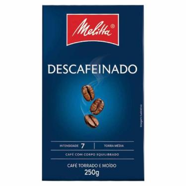 Imagem de Café Descafeinado Torrado e Moído Melitta 250g Vácuo