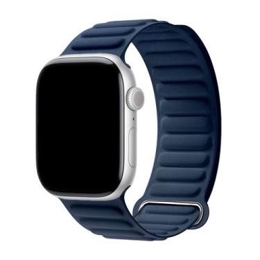 Imagem de Pulseira Tecido Loop Magnético compatível com Apple Watch - Baú do Vik