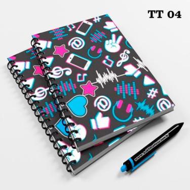 Imagem de Caderno Universitário 96fls Tik Tok 04 - Premium