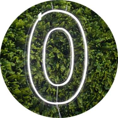 Imagem de Painel Led Neon Números 0 a 9 Acrílico Cristal 50cm Altura - Laser Leg