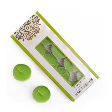 Imagem de Vela Aromática Indiana Vijayshree Golden Nag Sete Ervas