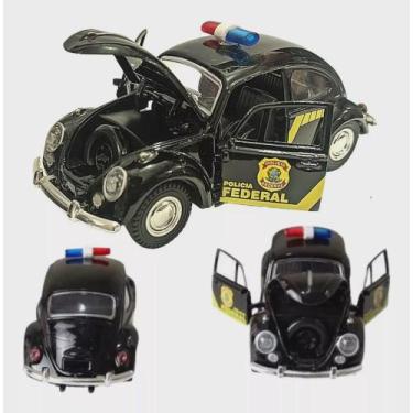 Imagem de Carrinho Coleção De Metal  Fusca Viatura  Polícia Federal - Toy King