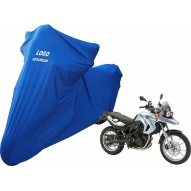 Imagem de Capa Protetora Para Cobrir Moto BMW F 650 GS De Luxo - Mz, Azul