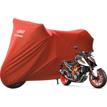Imagem de Capa De Cobrir Moto KTM 1290 Superduke Não Risca Pintura - Mz, Vermelh