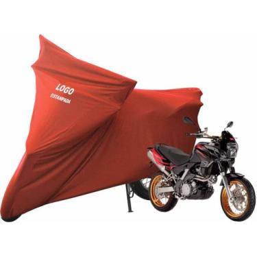 Imagem de Capa De Tecido Para Cobrir Moto Aprilia Pegaso De Luxo - Mz, Vermelha