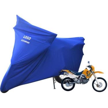 Imagem de Capa Para Cobrir Moto Kasinski RX 125 De Tecido Lycra - Mz, Azul