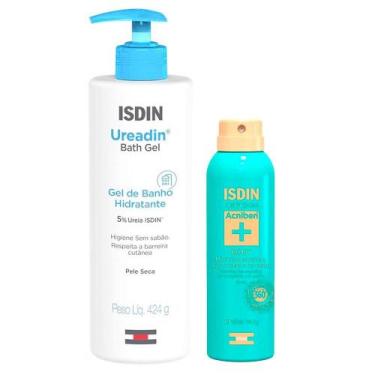 Imagem de Isdin Kit - Gel de Banho Ureadin + Spray Corporal Antiacne Acniben, Ki
