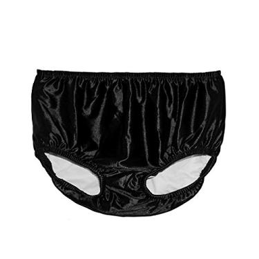 Imagem de Fraldas de natação Special Needs – Fraldas de natação reutilizáveis, Preto, S-Size 8/10-Waist:18-27"; Weight: 59-74 pds