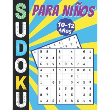 Imagem de Sudoku para Niños 10-12 Años: juegos para jugar en familia, 200 cuadrículas tres niveles con instrucciones y soluciones, Regalo niño y niña