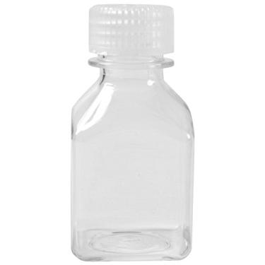 Imagem de Garrafa de armazenamento quadrada transparente Lexan da Nalgene, 59 ml, Clear, 2 oz