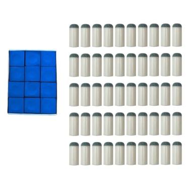 Imagem de YIJU Pacote com 50 Peças para Sinuca e Giz, 10mm