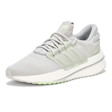 Imagem de adidas Tênis masculino X_PLR Boost, Cinza/cinza/verde Spark, 43