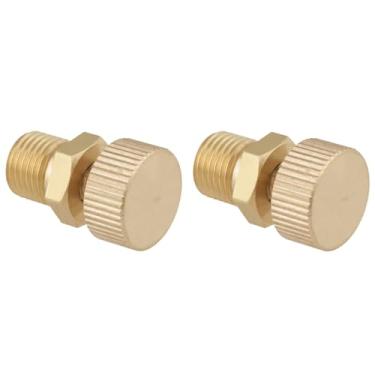 Imagem de 2 Peças Parafuso de Válvula de Sangramento de Ar de Bronze Acessório de Alta Pressão para Encaixe de Válvula de Bombas Elétricas