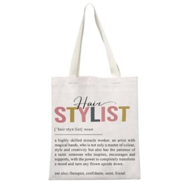 Imagem de GJTIM Bolsa de presente para cabeleireiro, definição de cabeleireiro, cosmetologia, presente de pós-graduação, suprimentos para cabeleireiros, Bolsa cabeleireira, Large, Tendência