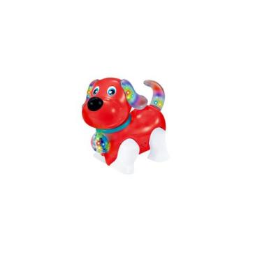 Imagem de cãozinho luz que brilha e dança (1 unidade) - Royal Toys, Azul