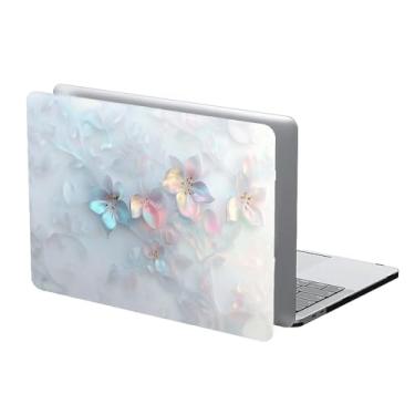 Imagem de COTAIL Compatível com MacBook Air 13,3 13,6 polegadas 2022 2021 2020 2019 capa rígida de plástico, 13,3 Pro (A1706/A1708/A1989/A2159/A2289/A2338), floral