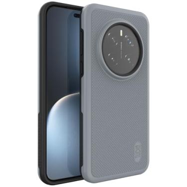 Imagem de TUDIA Capa DualShield Grip projetada para Honor Magic 7 Pro 5G (2025), [MergeGrip] Capa de telefone de camada dupla à prova de choque fina resistente à prova de choque (cinza, básica)