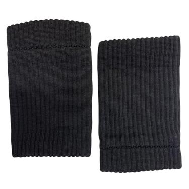 Imagem de Munhequeira Poliamida Canelada Esportiva Crossfit Suor Premium - Preto