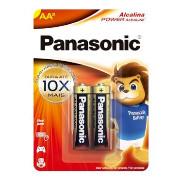 Imagem de Panasonic Pilha Alcalina Lr6Xab/2B Cinzaaa (Pequena)