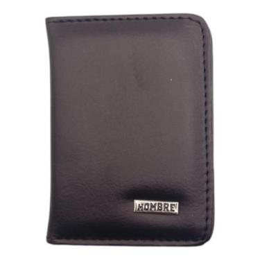 Imagem de Porta-Cartão Slim material sintético RFID 3 Cartões CNH Notas Compacto
