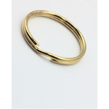 Imagem de Argola para Chaveiro 22mm Batida (100pçs) Cod1137 - Dandie, Dourada