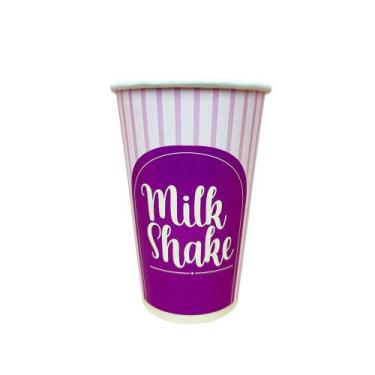 Imagem de Copo Personalizado De Papel P/ Milk Shake 300ml - 100 Unid - Papello