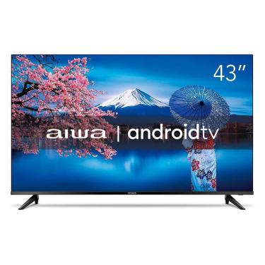 Imagem de Smart TV 43" LED AIWA BL-02-A 2 HDMI 2 USB Processador Quad Core - Preto